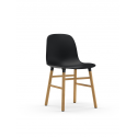 Form chair oak/black