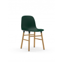 Form Chair oak/green