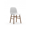 Form Chair walnut/white