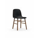 Form Chair walnut/black