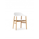 Herit Armchair oak/white