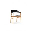 Herit Armchair oak/black