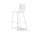 PATO SLEDGE BARSTOOL MODEL 4300, white