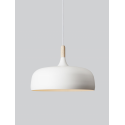 ACORN PENDANT LAMP white/oak