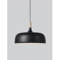 ACORN PENDANT LAMP black/oak