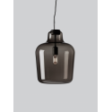 SAY MY NAME PENDANT LAMP smoked grey glossy